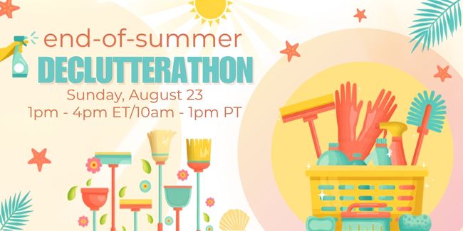 End of summer declutterathon